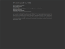 Tablet Screenshot of dominiquedelfino.fr
